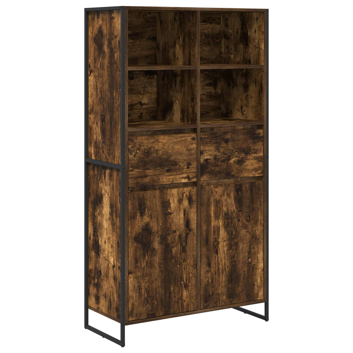 Sideboard Røget Eg 81 x 36 x 150.5 cm Konstrueret træ