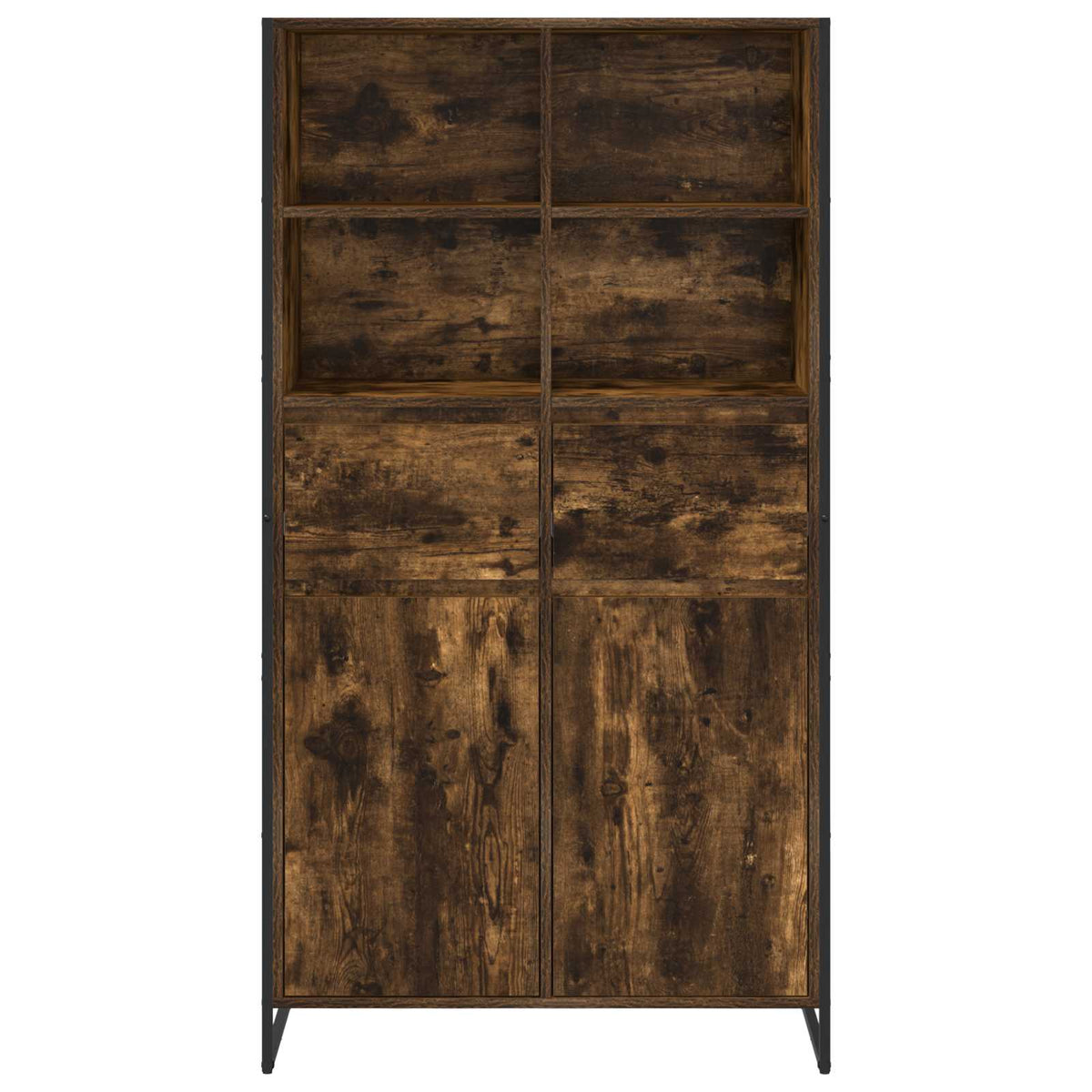 Sideboard Røget Eg 81 x 36 x 150.5 cm Konstrueret træ