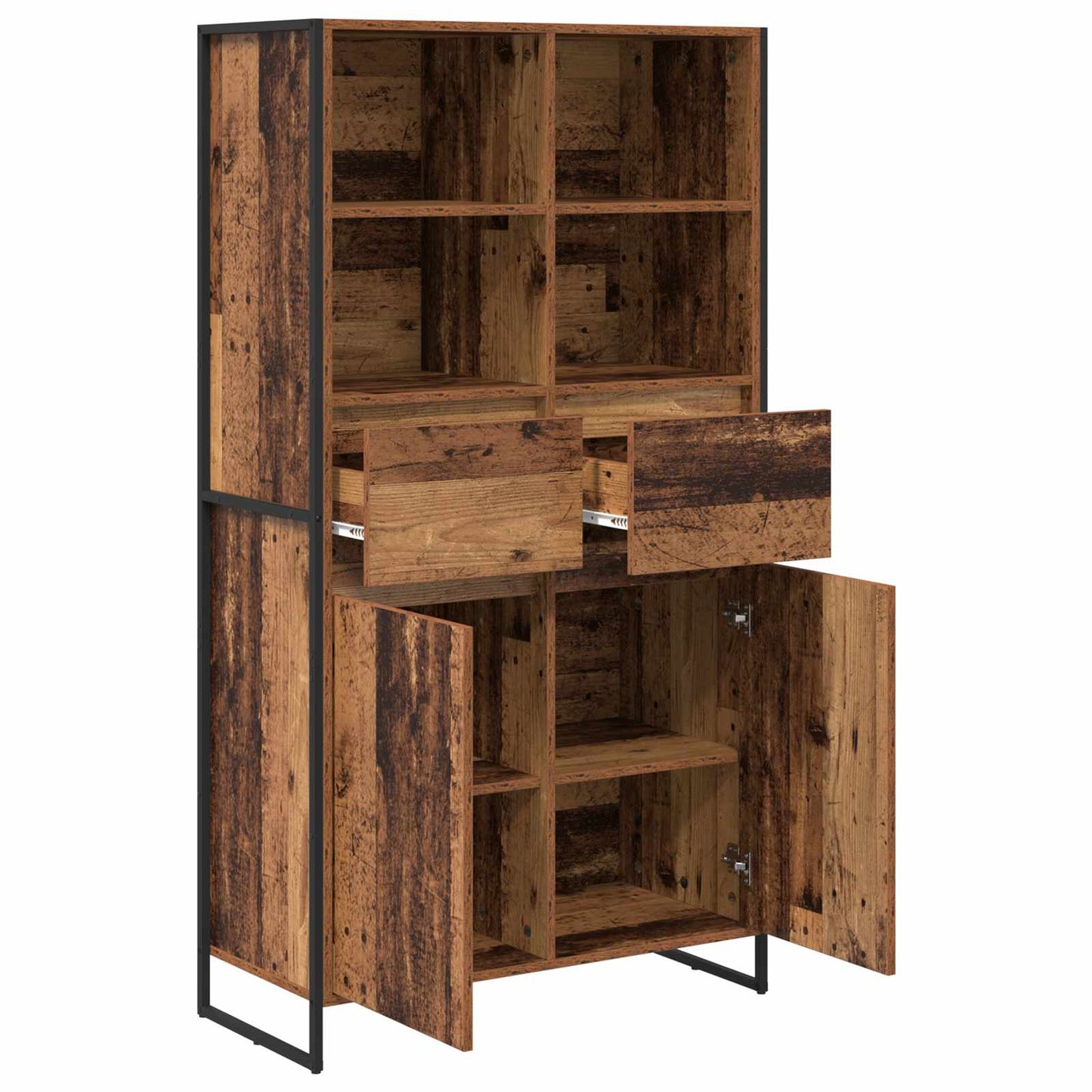 Sideboard Gammelt træ 81 x 36 x 150.5 cm Konstrueret træ