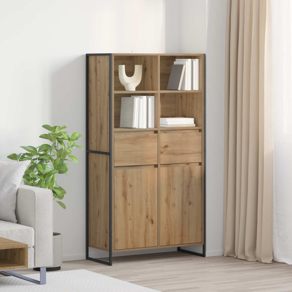 Sideboard Artisan eg 81 x 36 x 150.5 cm Konstrueret træ