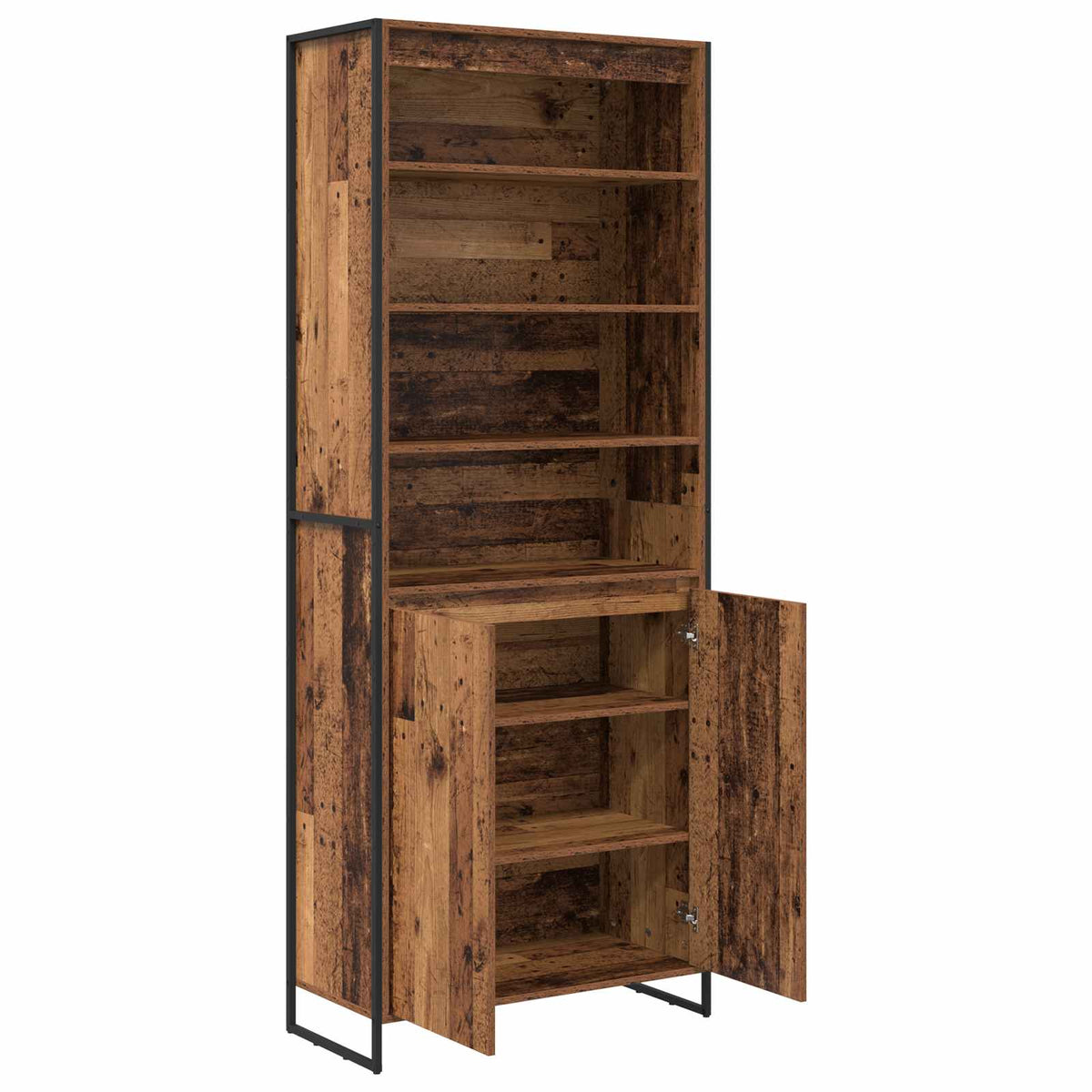 Høje Skabe Gammelt træ 79 x 36 x 200 cm Konstrueret træ
