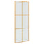 Walk-in brusevæg Guld 80 x 195 cm hærdet glas
