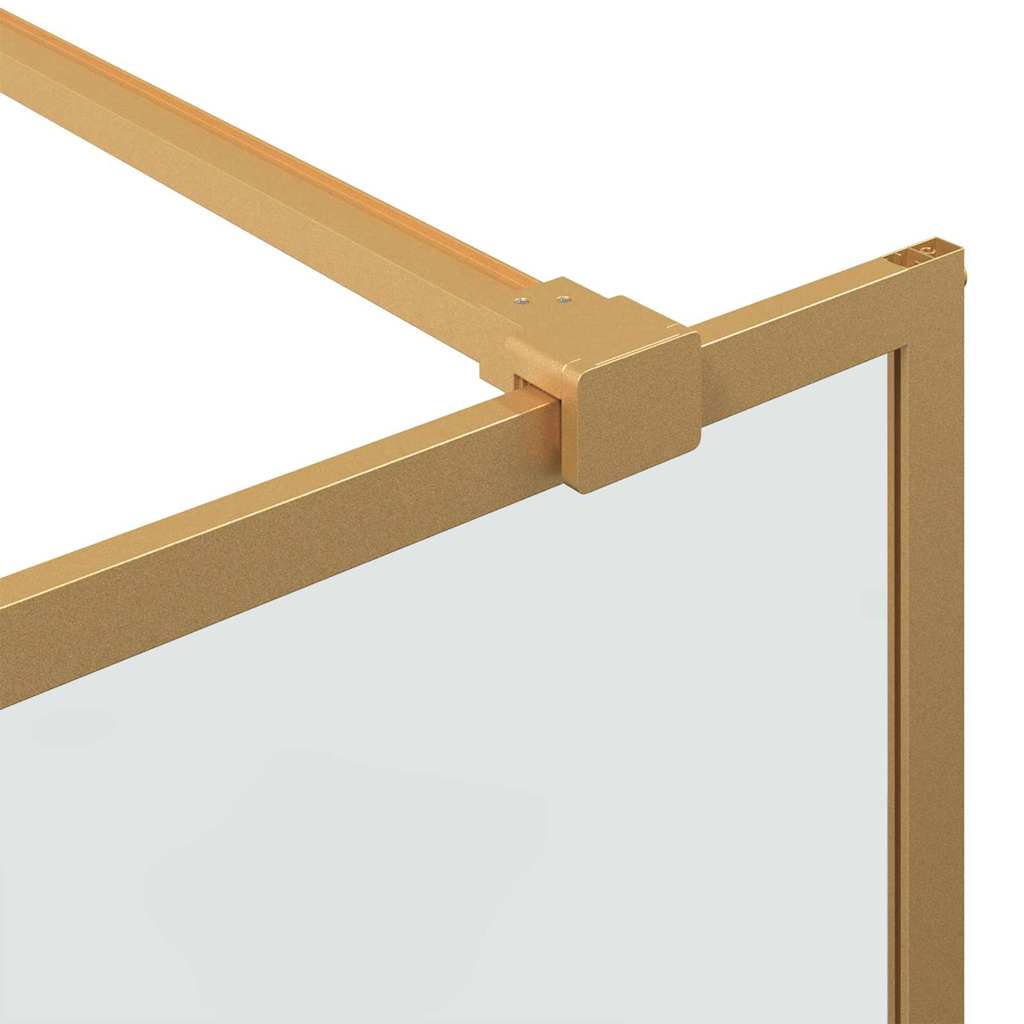 Walk-in brusevæg Guld 80 x 195 cm hærdet glas