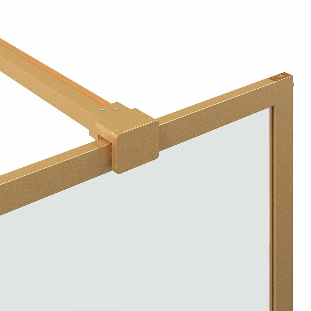 Walk-in brusevæg Guld 100 x 195 cm hærdet glas