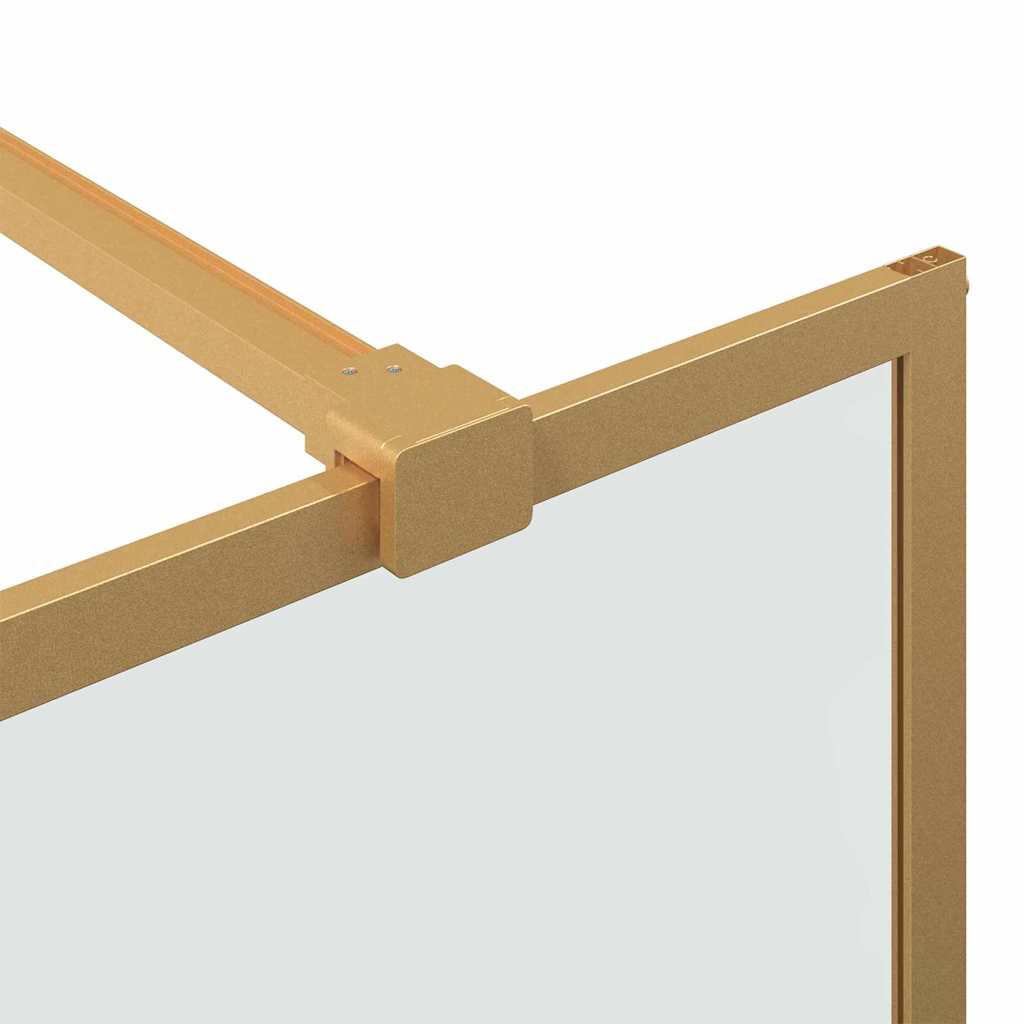 Walk-in brusevæg Guld 115 x 195 cm hærdet glas