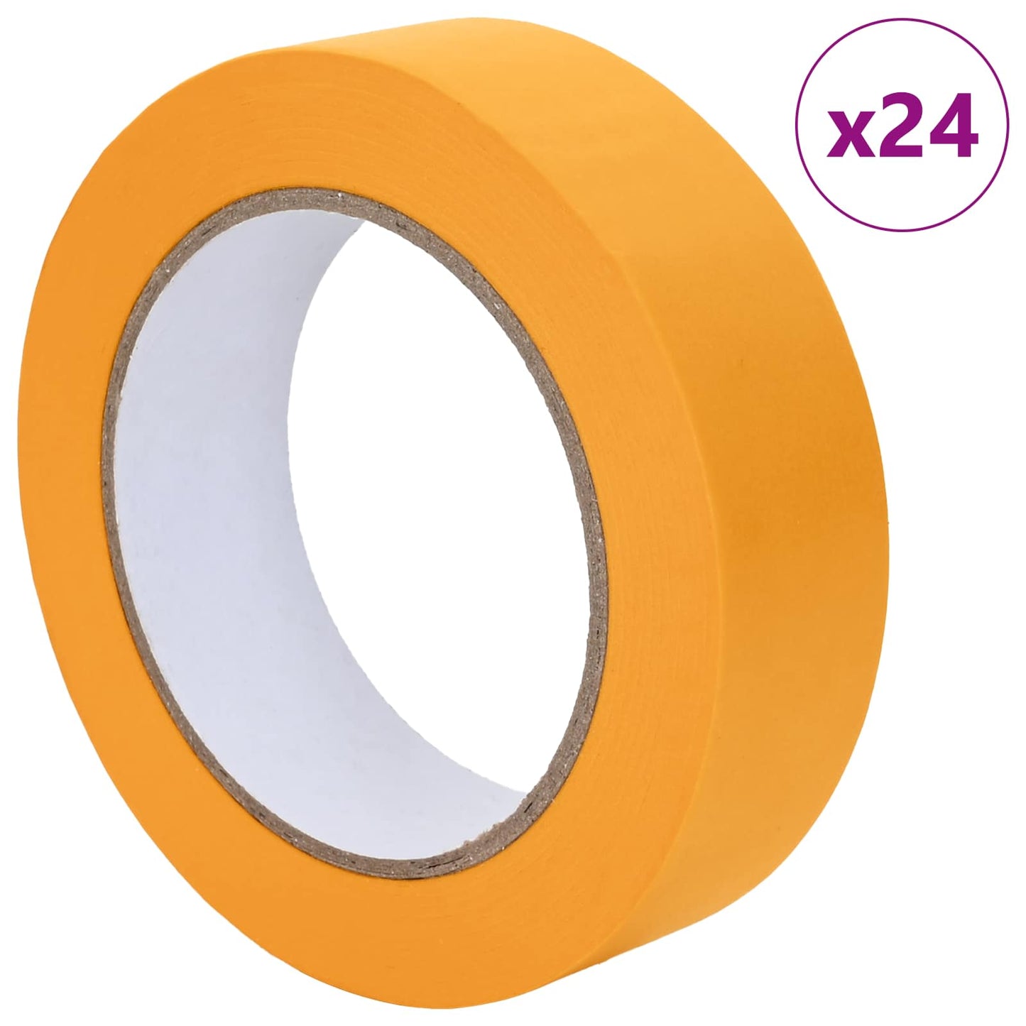 Maler Maskeringstape 24 stk. Gul 25mm x 50m Papir