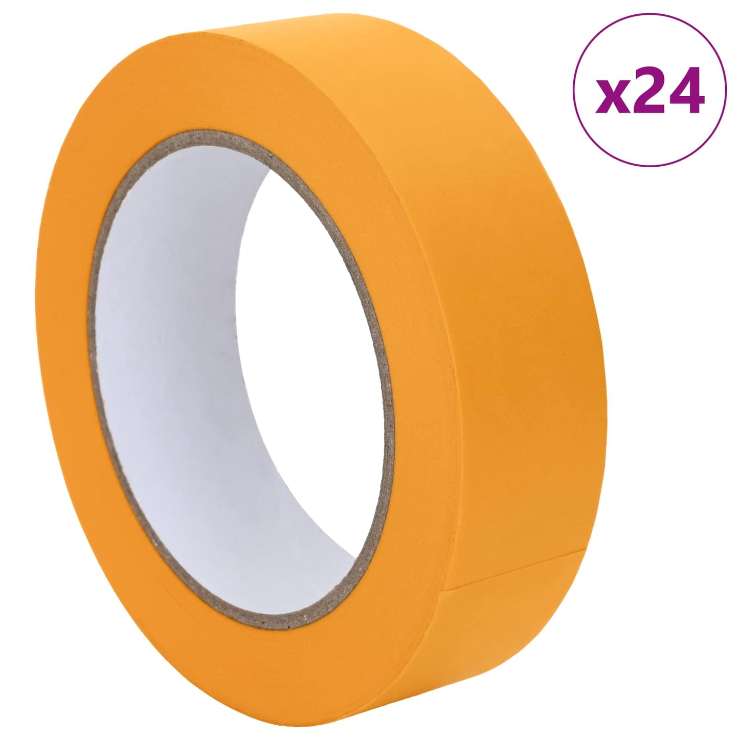 Maler Maskeringstape 24 stk. Gul 30mm x 50m Papir