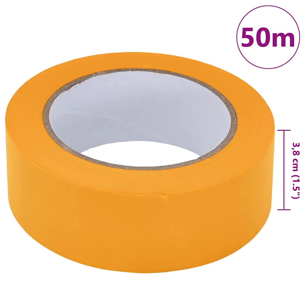 Maler Maskeringstape 6 stk. Gul 38mm x 50m Papir
