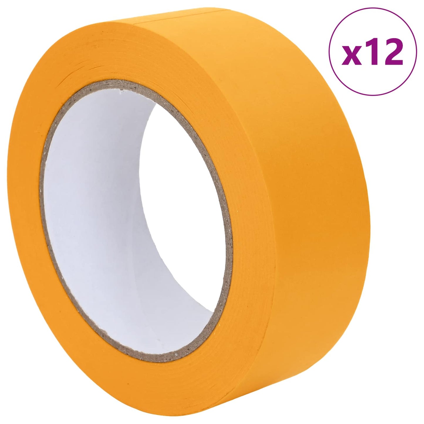 Maler Maskeringstape 12 stk. Gul 38mm x 50m Papir