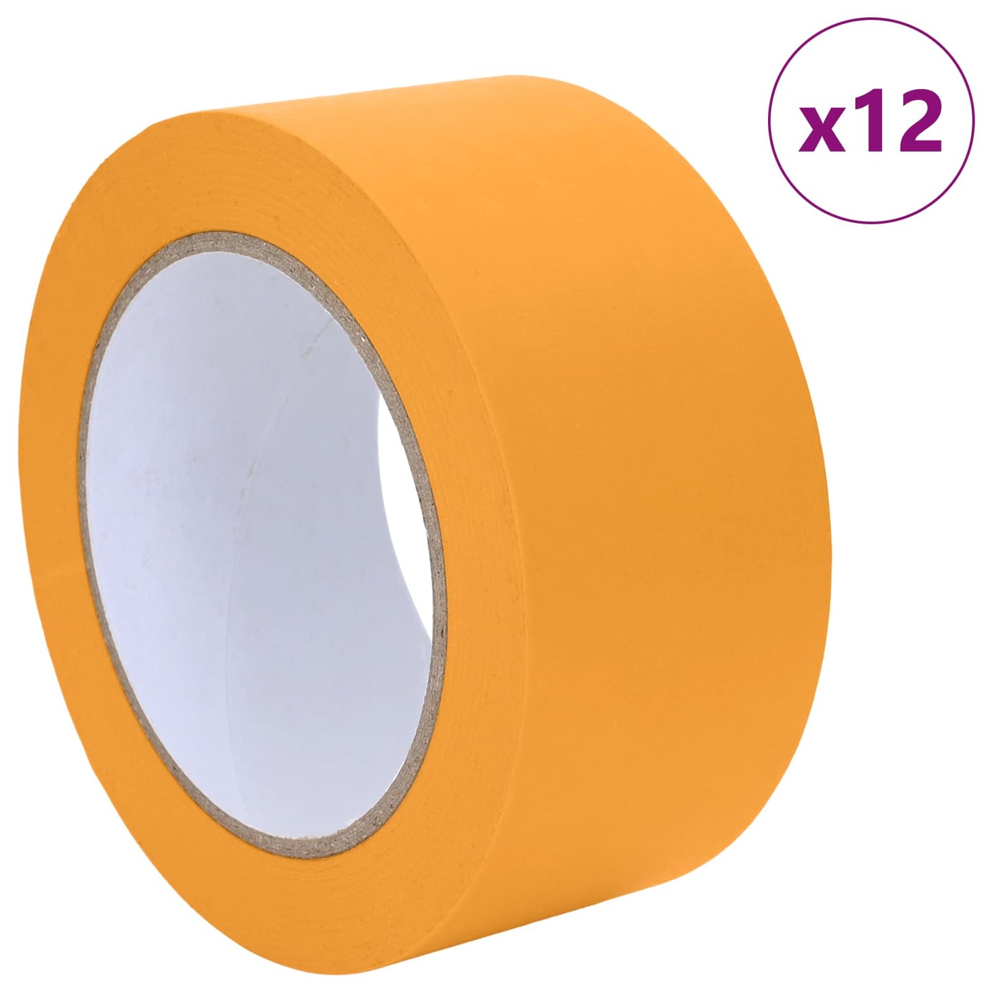 Maler Maskeringstape 12 stk. Gul 50 mm x 50 m Papir