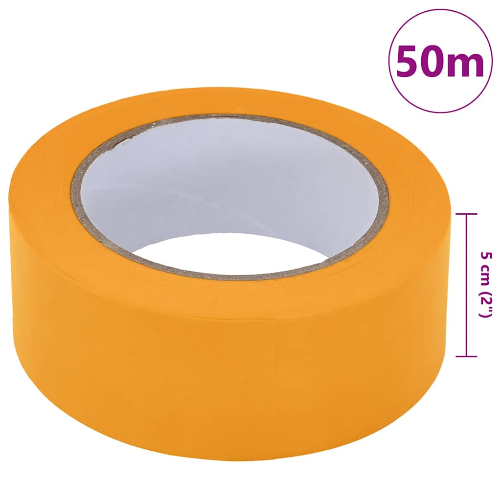 Maler Maskeringstape 24 stk. Gul 50 mm x 50 m Papir