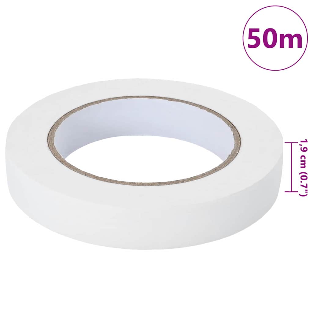 Maler Maskeringstape 24 stk. Hvid 19mm x 50m Papir