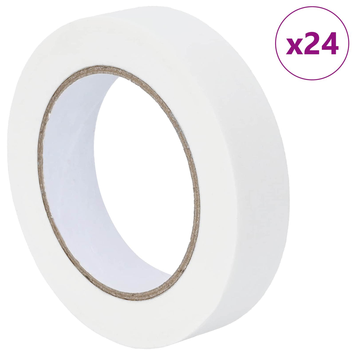 Maler Maskeringstape 24 stk. Hvid 25mm x 50m Papir