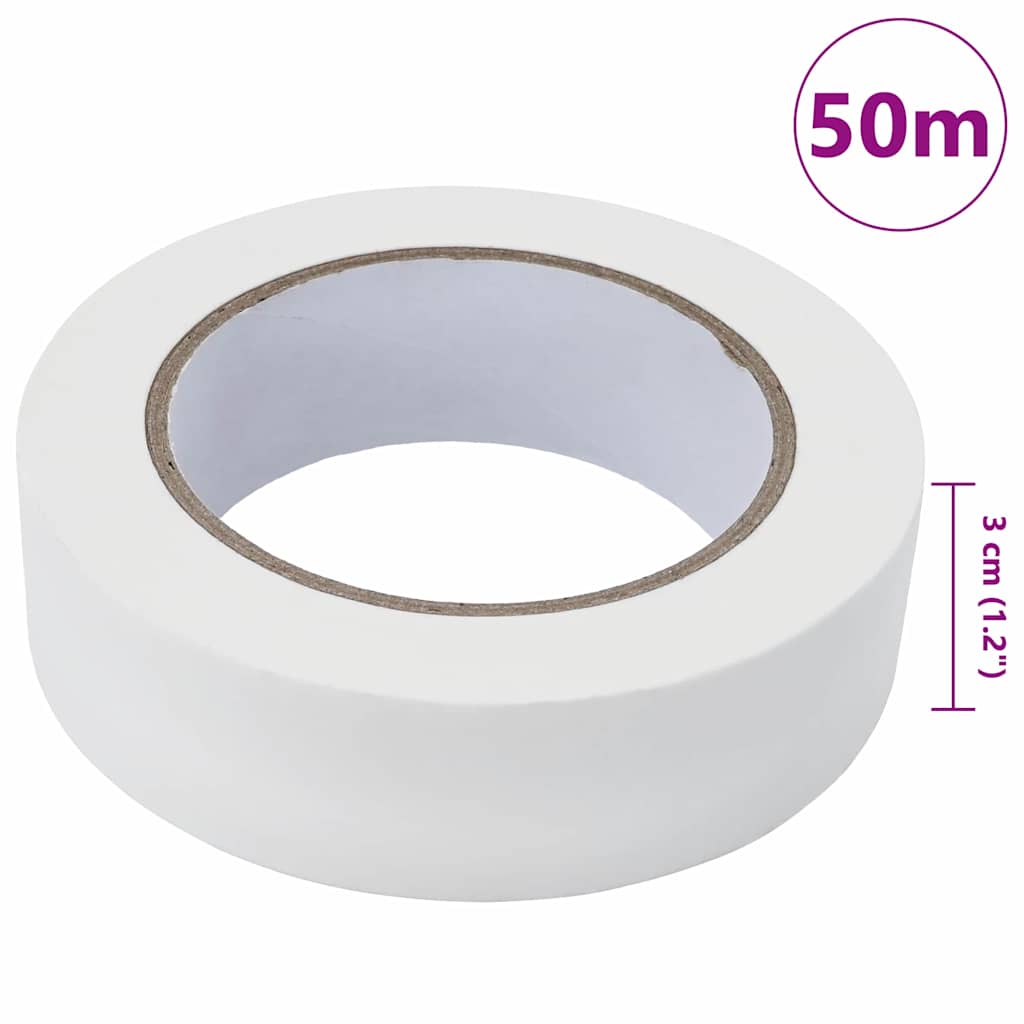 Maler Maskeringstape 50 stk. Hvid 30mm x 50m Papir