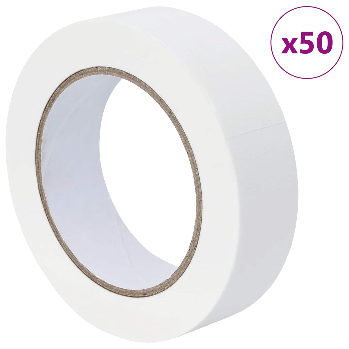 Maler Maskeringstape 50 stk. Hvid 30mm x 50m Papir