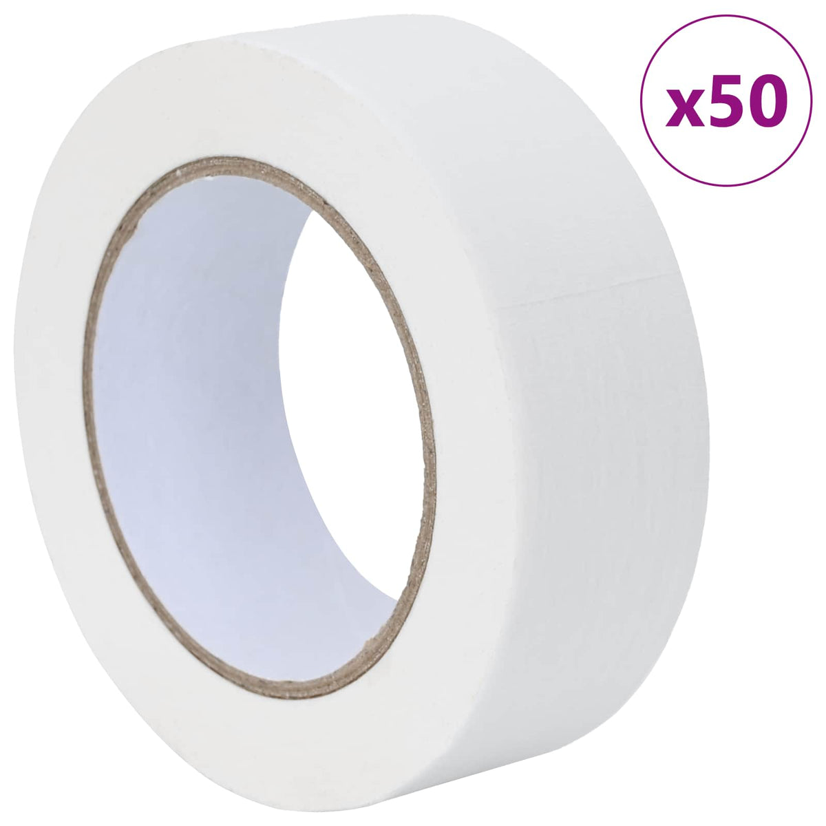 Maler Maskeringstape 50 stk. Hvid 38mm x 50m Papir