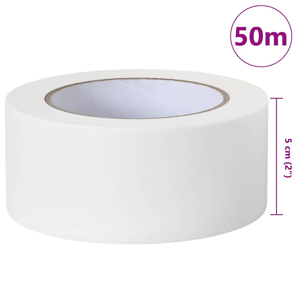 Maler Maskeringstape 24 stk. Hvid 50 mm x 50 m Papir
