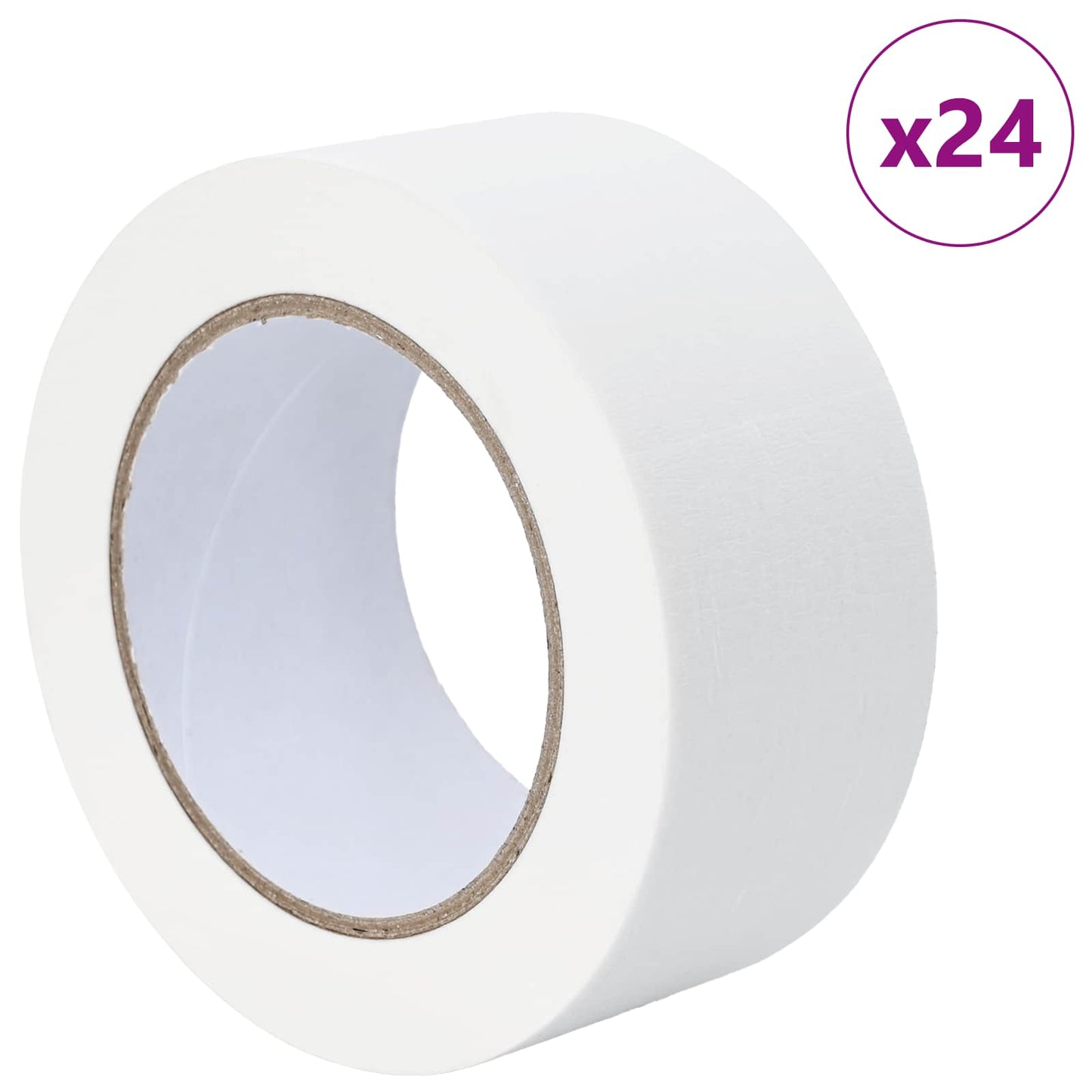 Maler Maskeringstape 24 stk. Hvid 50 mm x 50 m Papir