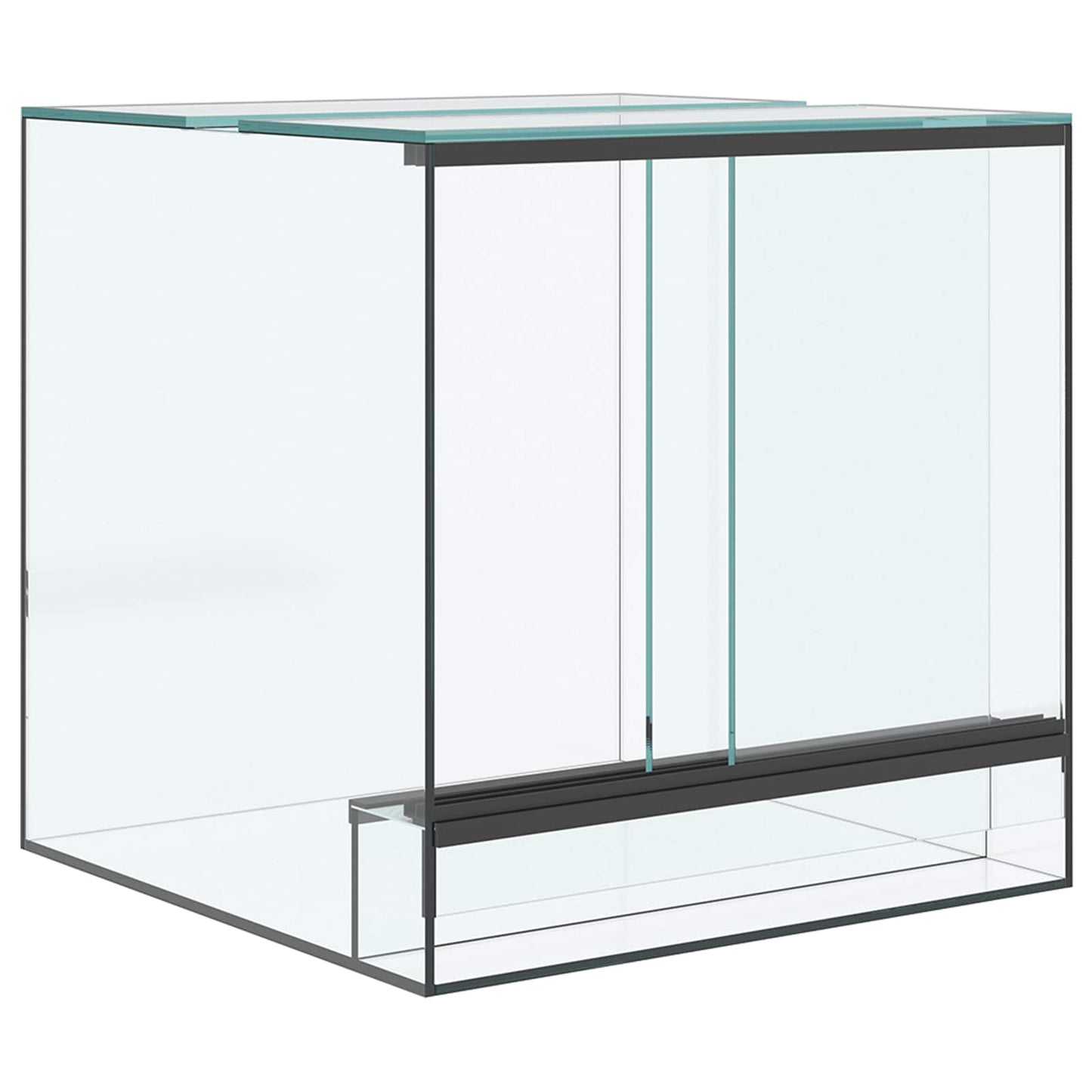 Terrarium med opbevaring Transparent 30 x 30 x 30 cm Glas