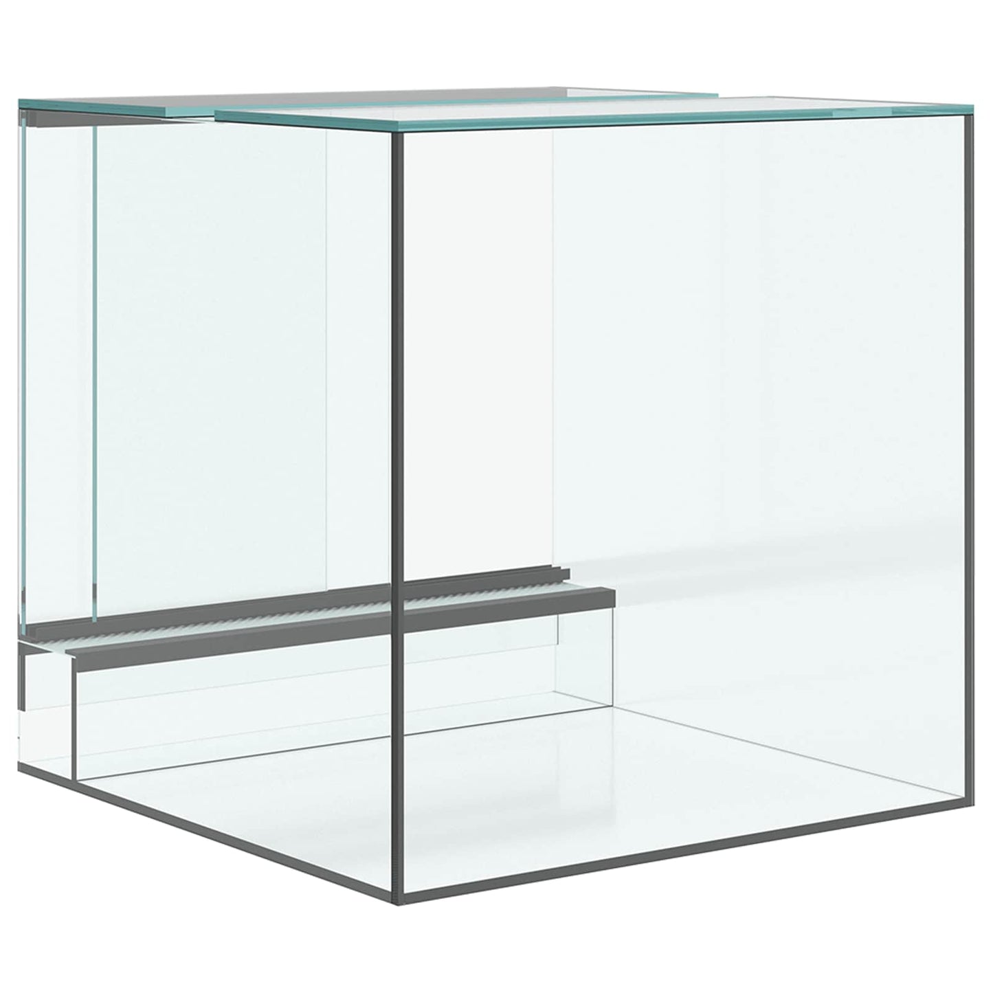 Terrarium med opbevaring Transparent 30 x 30 x 30 cm Glas