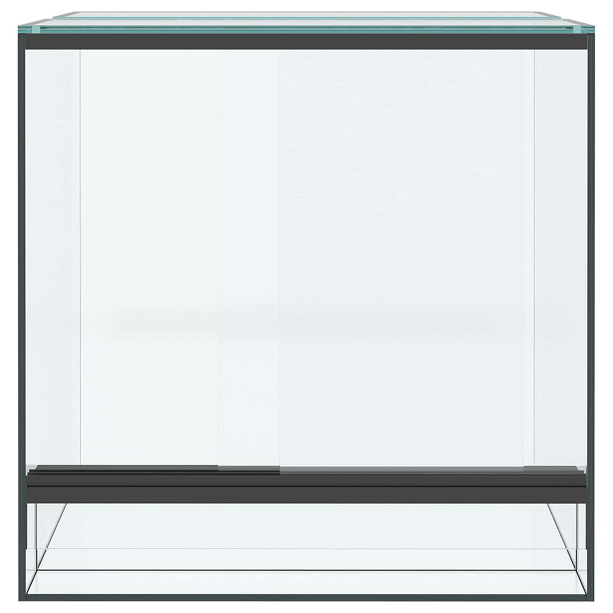 Terrarium med opbevaring Transparent 30 x 30 x 30 cm Glas