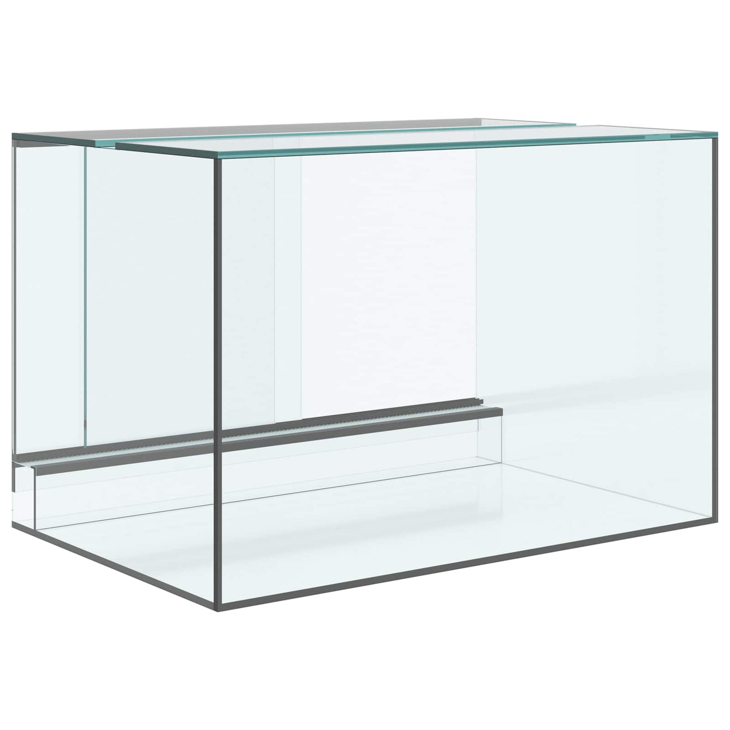Terrarium med opbevaring Transparent 60 x 40 x 40 cm Glas