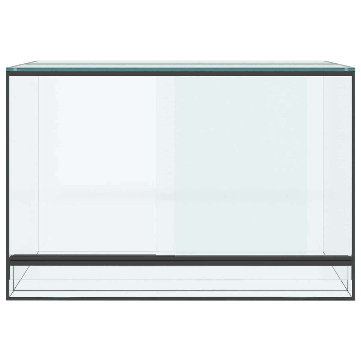 Terrarium med opbevaring Transparent 60 x 40 x 40 cm Glas