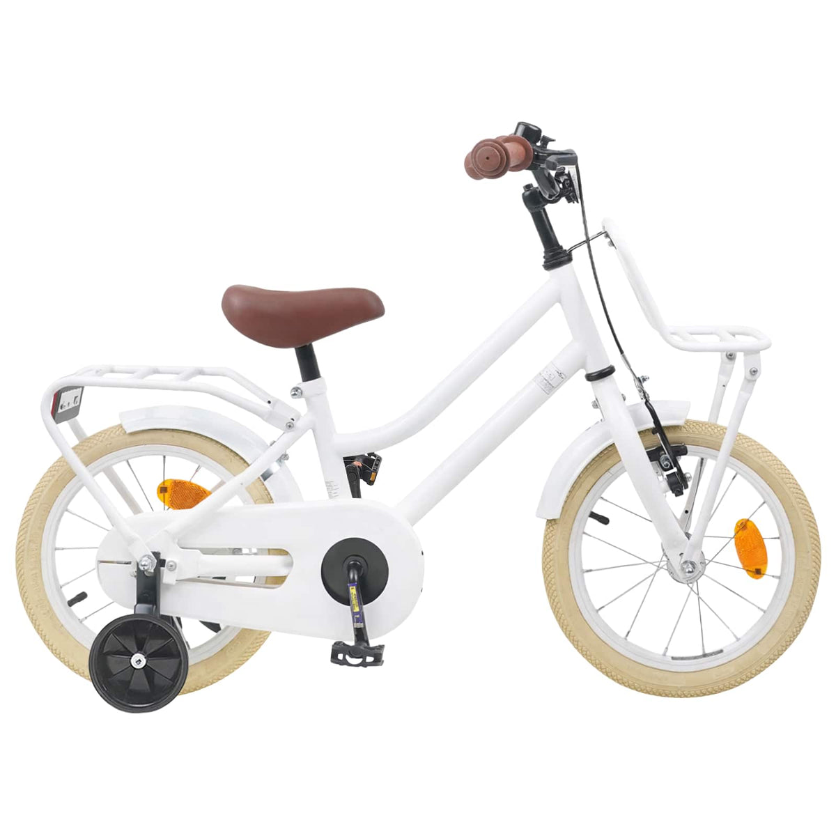 Børnecykel 12 tommer til 2-4 år gamle Hvid