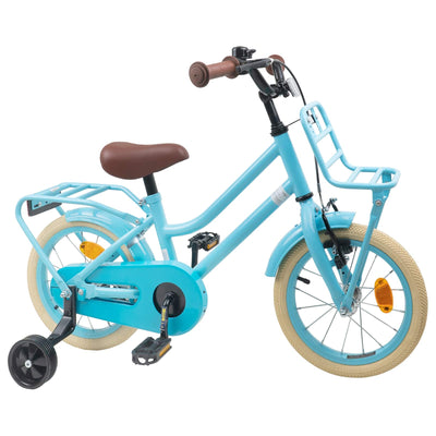 Børnecykel 14 tommer anbefalet til 3-5 år gammel Lyseblå