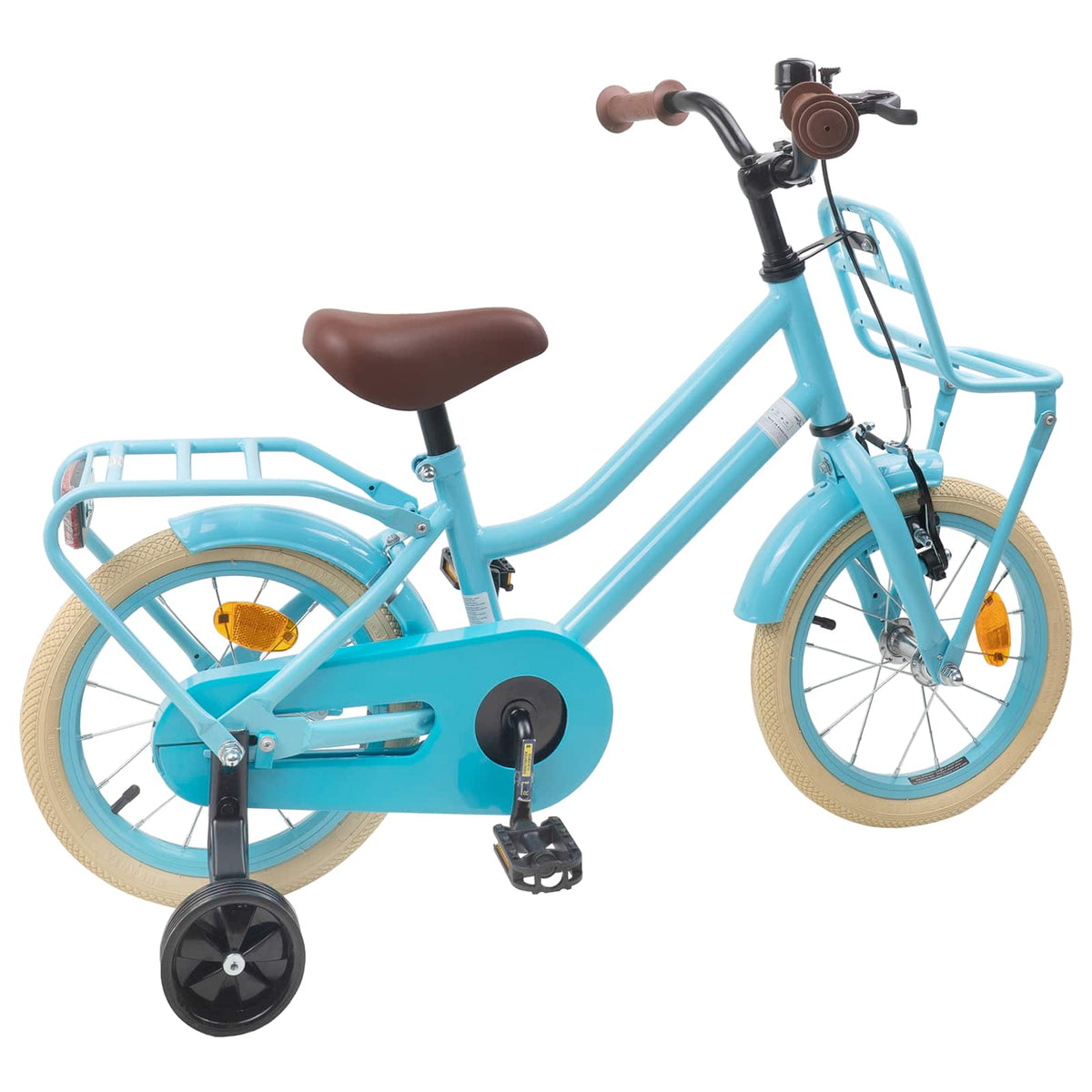 Børnecykel 14 tommer anbefalet til 3-5 år gammel Lyseblå