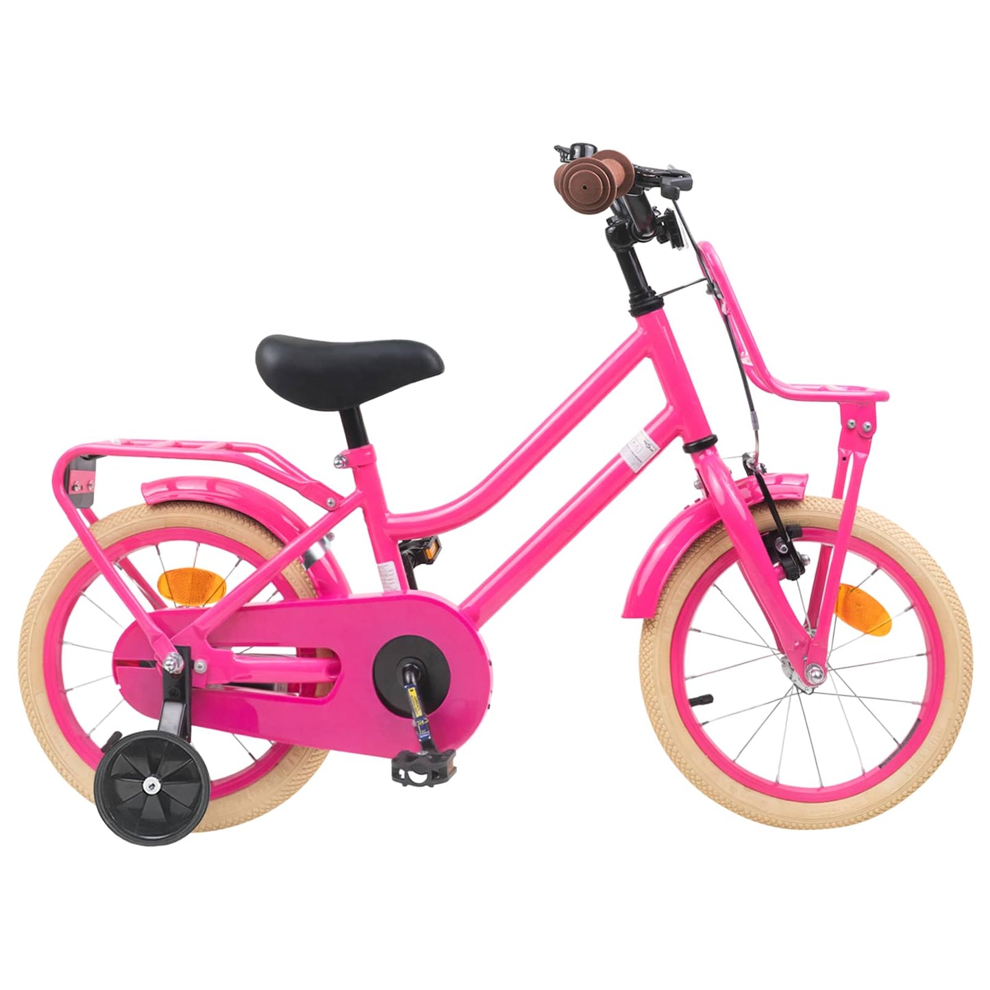 Børnecykel 12 tommer til 2-4 år gamle Mørk pink