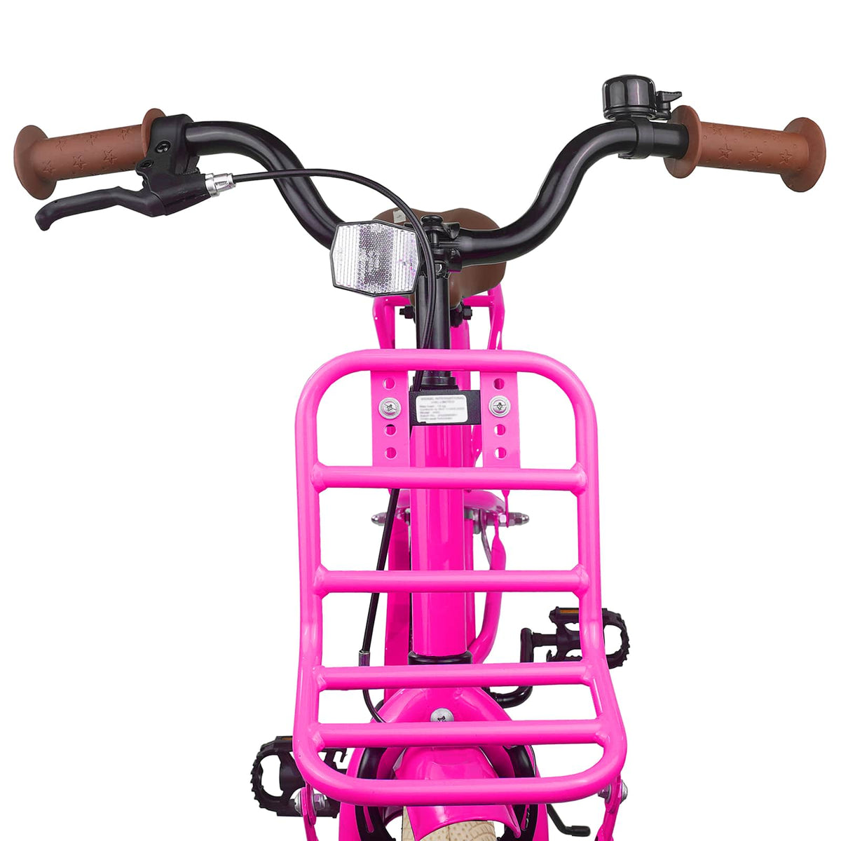 Børnecykel 20 tommer til børn i alderen 6-11 år Mørk pink