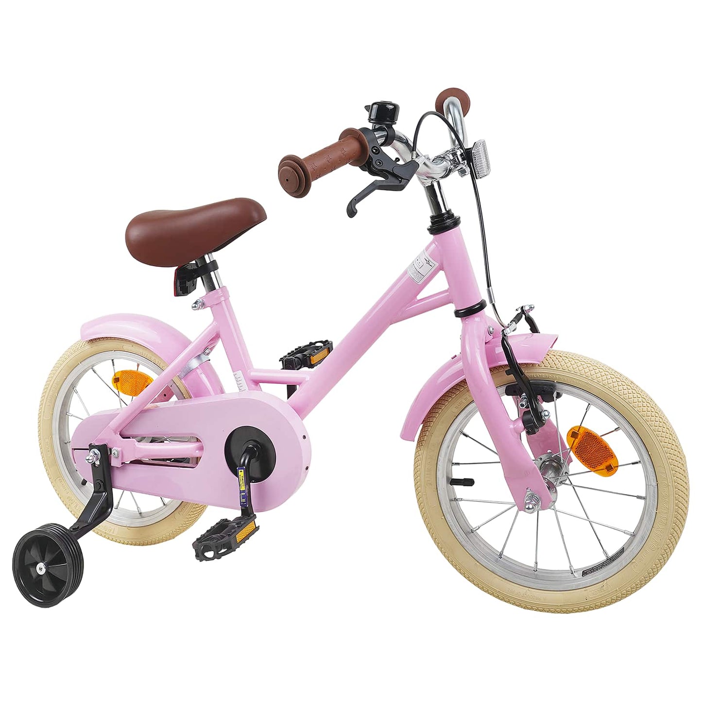 Børnecykel 14 tommer anbefalet til 3-5 år gammel Lys pink