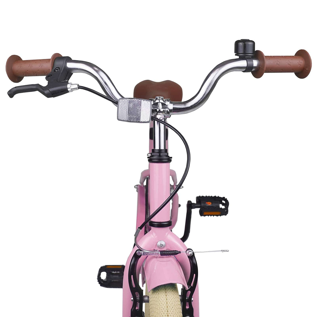 Børnecykel 18 tommer til 5-7 år gammel Lys pink