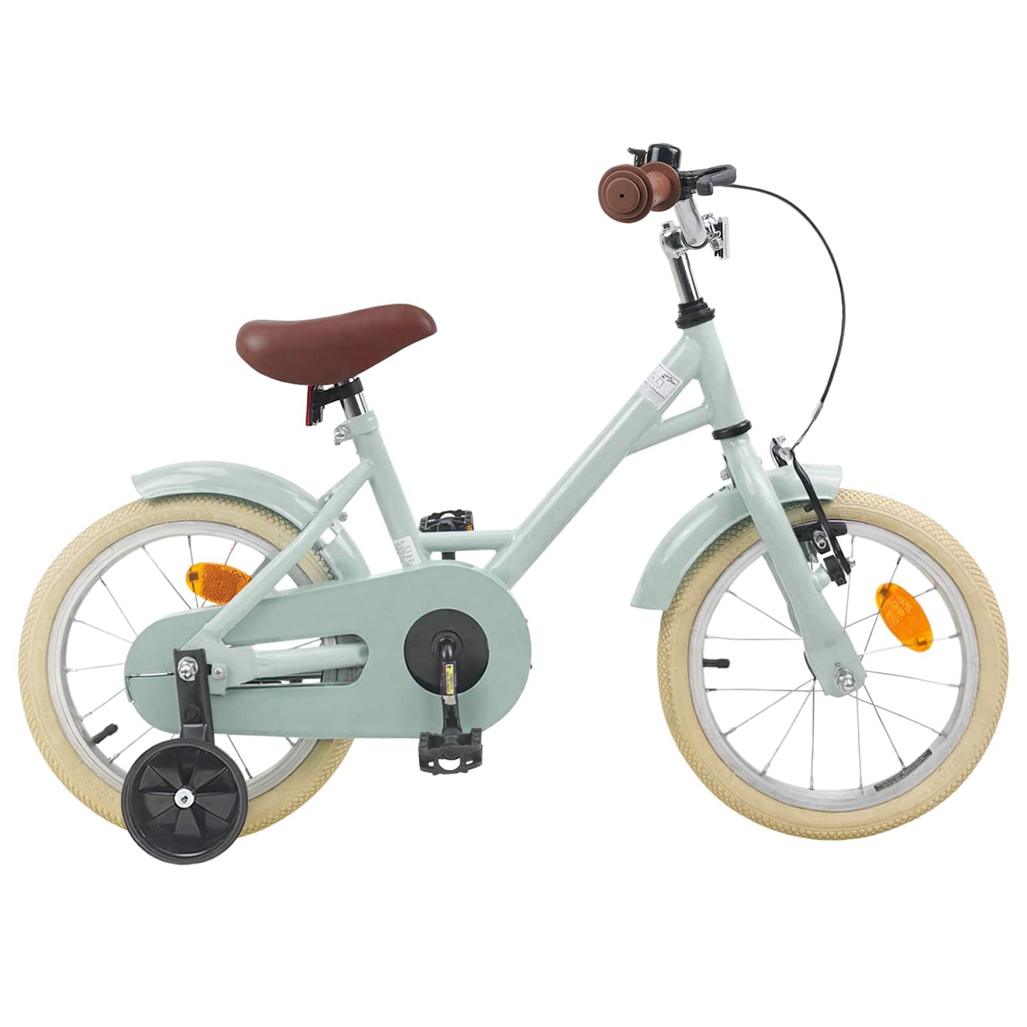 Børnecykel 16 tommer til 4-6 år gamle Lys grøn