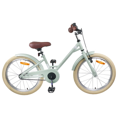Børnecykel 20 tommer til børn i alderen 6-11 år Lys grøn