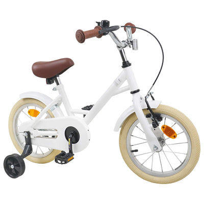 Børnecykel 16 tommer til 4-6 år gamle Hvid