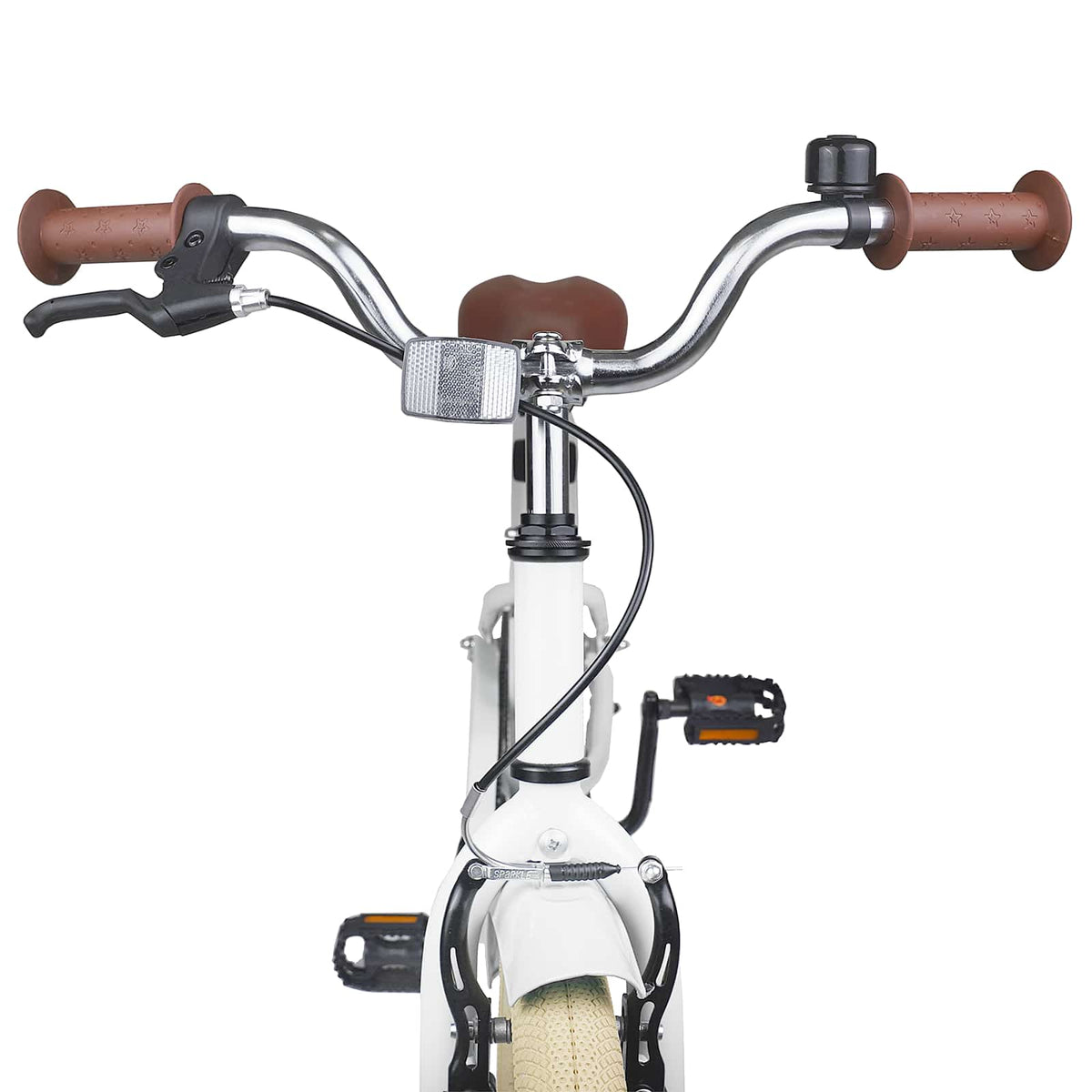 Børnecykel 22 tommer til 7-12 år gammel Hvid