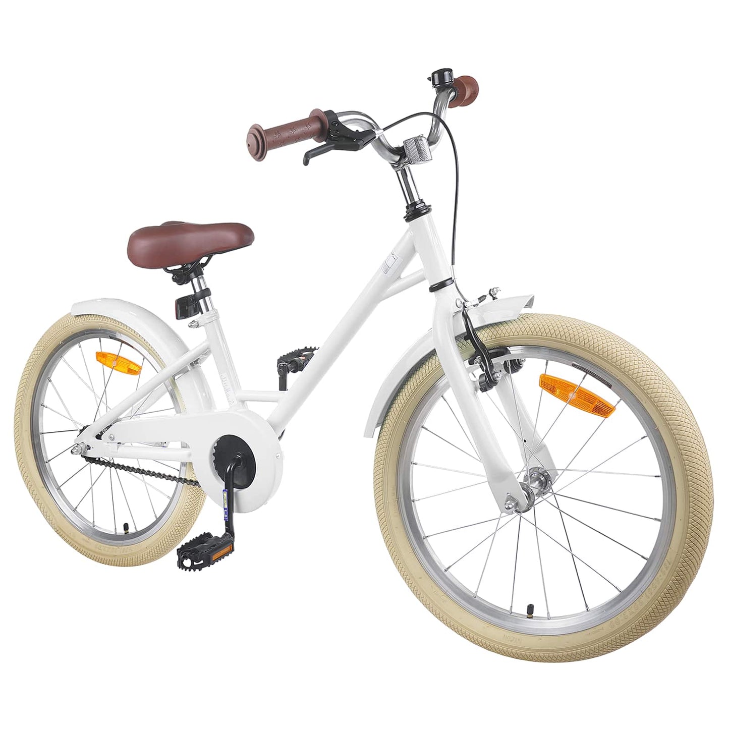 Børnecykel 22 tommer til 7-12 år gammel Hvid