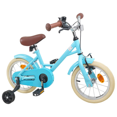 Børnecykel 14 tommer anbefalet til 3-5 år gammel Lyseblå