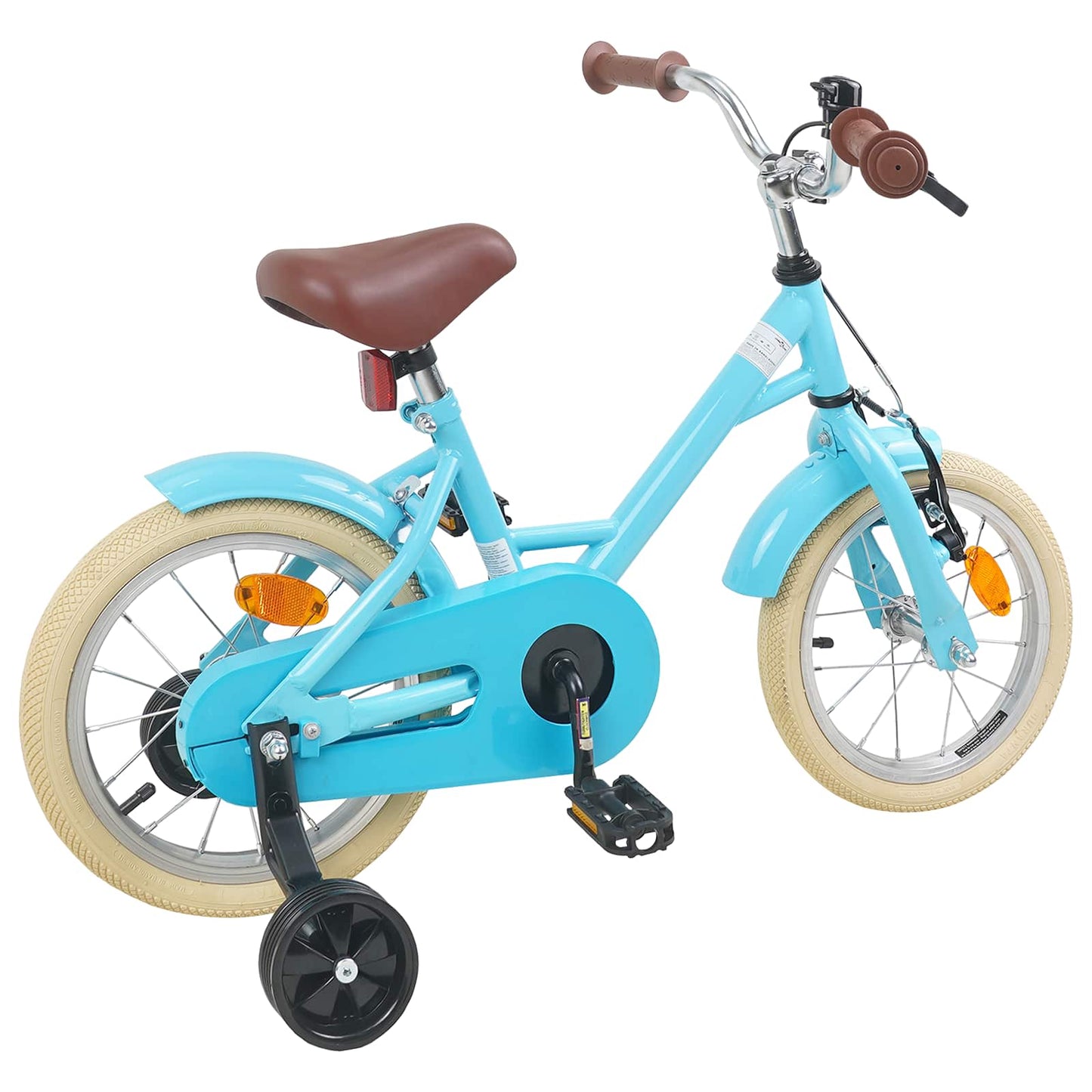 Børnecykel 16 tommer til 4-6 år gamle Lyseblå