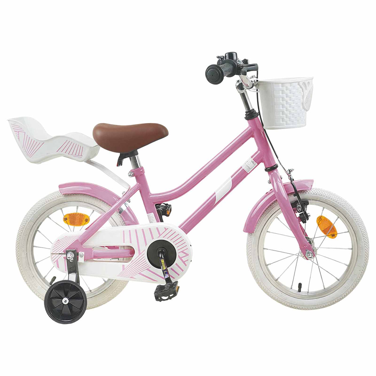 Børnecykel 12 tommer til 2-4 år gamle Lys pink