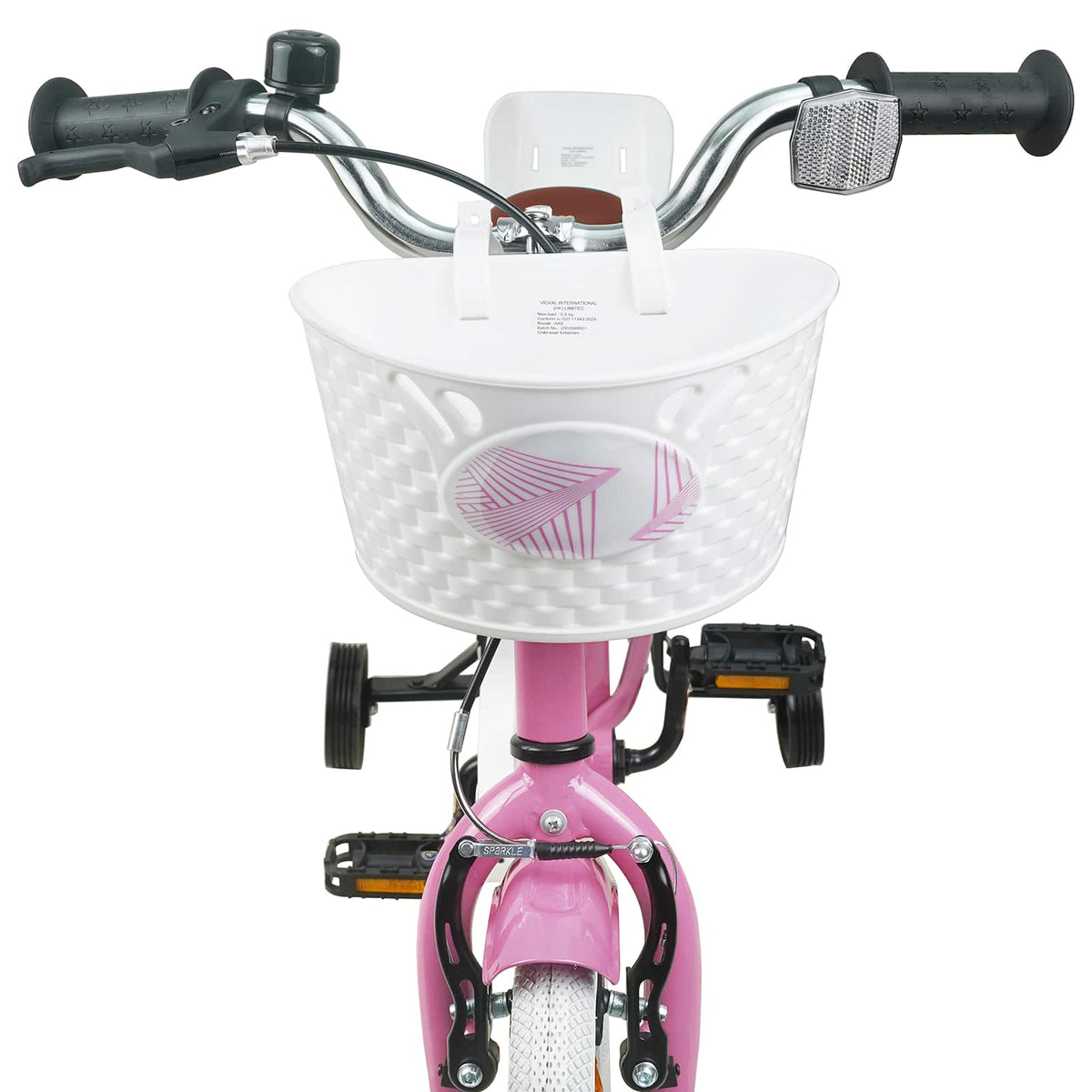 Børnecykel 14 tommer anbefalet til 3-5 år gammel Lys pink