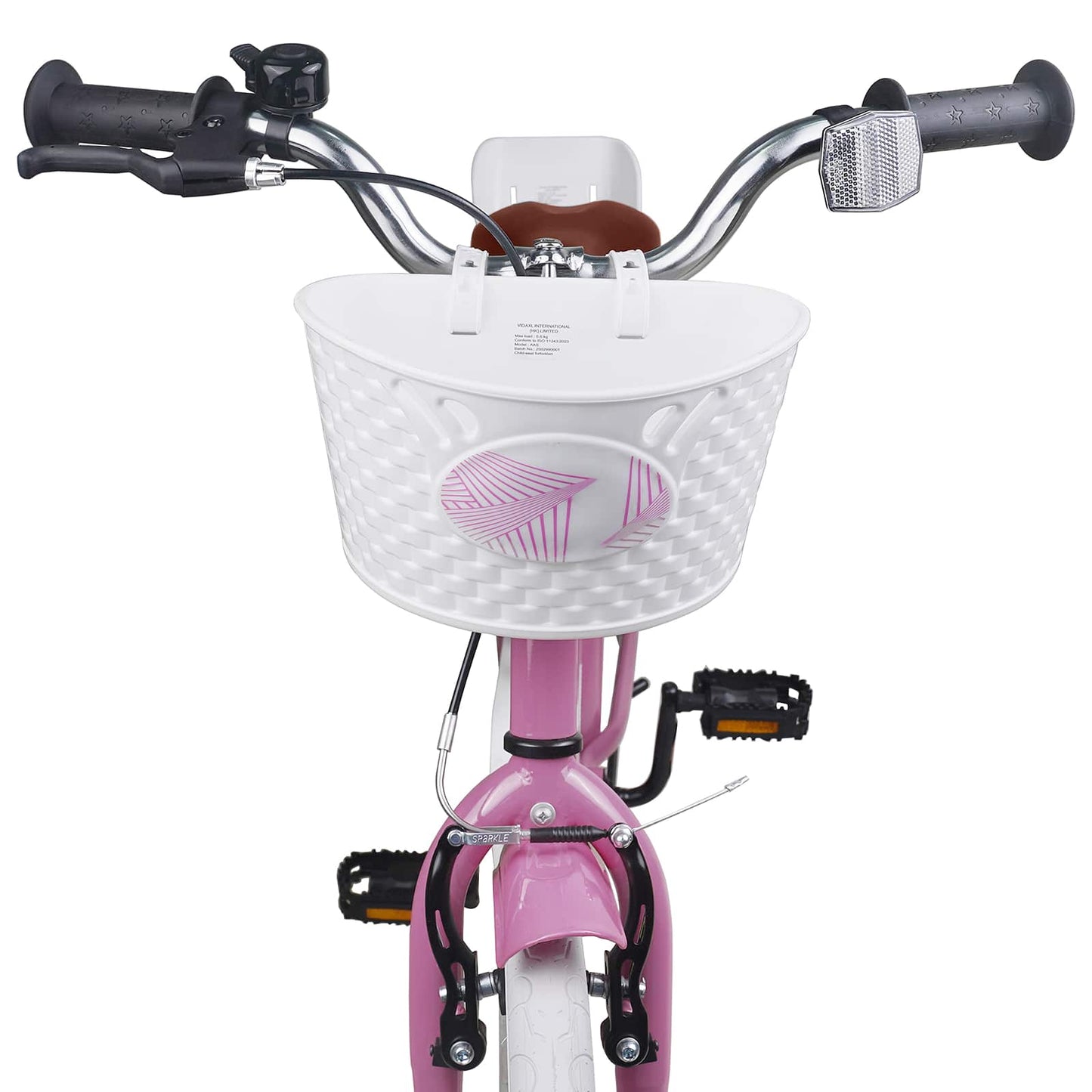 Børnecykel 18 tommer til 5-7 år gammel Lys pink