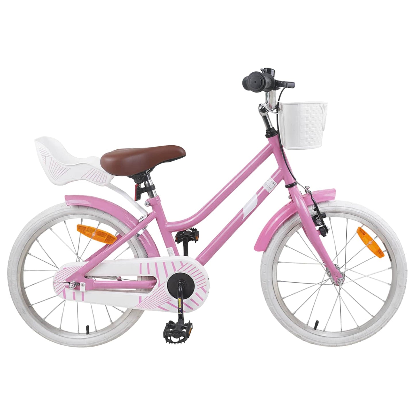 Børnecykel 18 tommer til 5-7 år gammel Lys pink