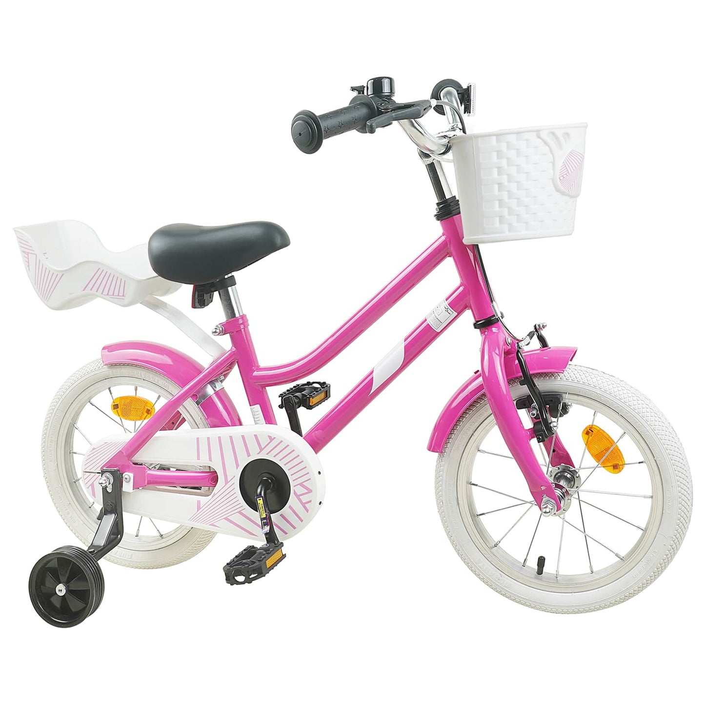 Børnecykel 12 tommer til 2-4 år gamle Mørk pink
