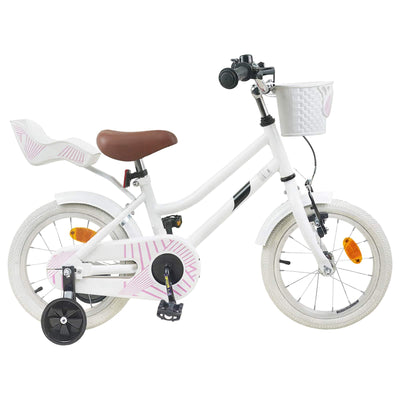 Børnecykel 12 tommer til 2-4 år gamle Hvid