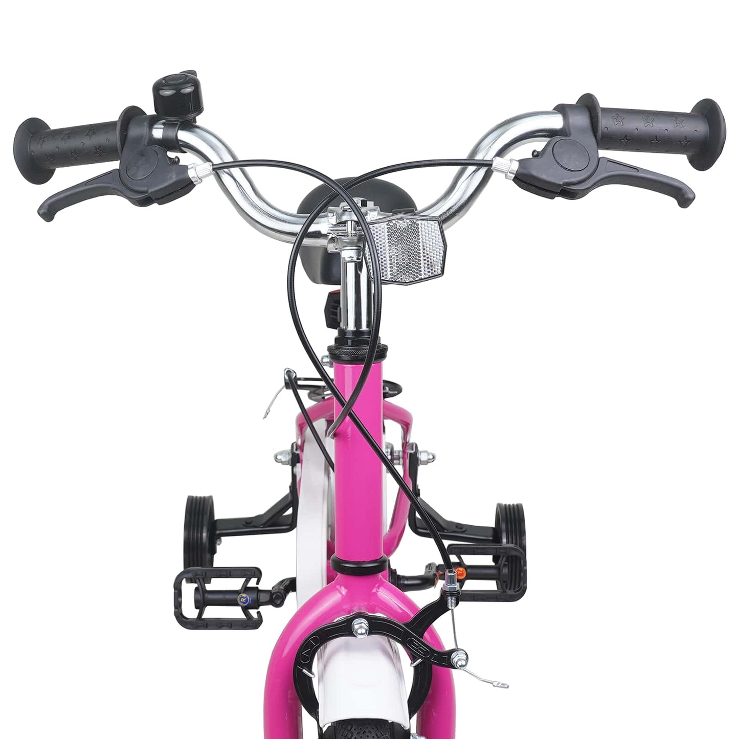Børnecykel 16 tommer til 4-6 år gamle Pink Hvid