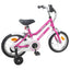 Børnecykel 16 tommer til 4-6 år gamle Pink Hvid