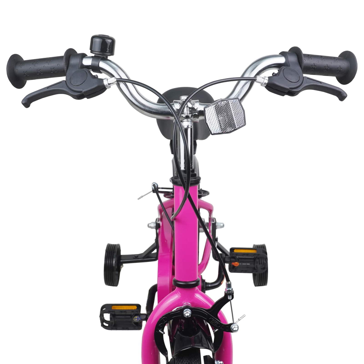 Børnecykel 14 tommer anbefalet til 3-5 år gammel Pink Sort